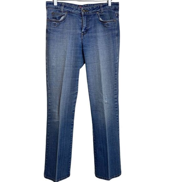 Cache 32 W Vintage flair denim jeans with embroidery - Picture 1 of 6